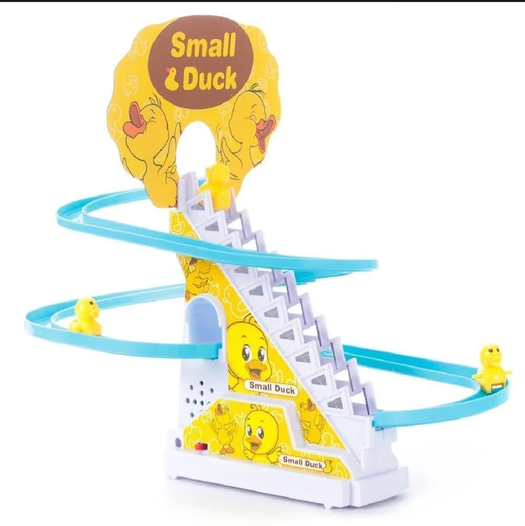 Duck Slide Toy Set, Funny Automatic Stair-Climbing