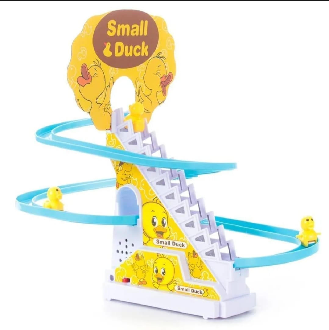 Duck Slide Toy Set, Funny Automatic Stair-Climbing