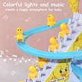 Duck Slide Toy Set, Funny Automatic Stair-Climbing
